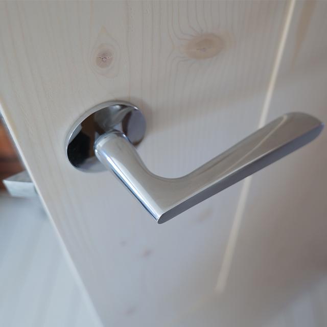 Detalj av handtag på innerdörren Granö